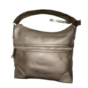 Cole Haan bronze purse shoulder bag size large used one time